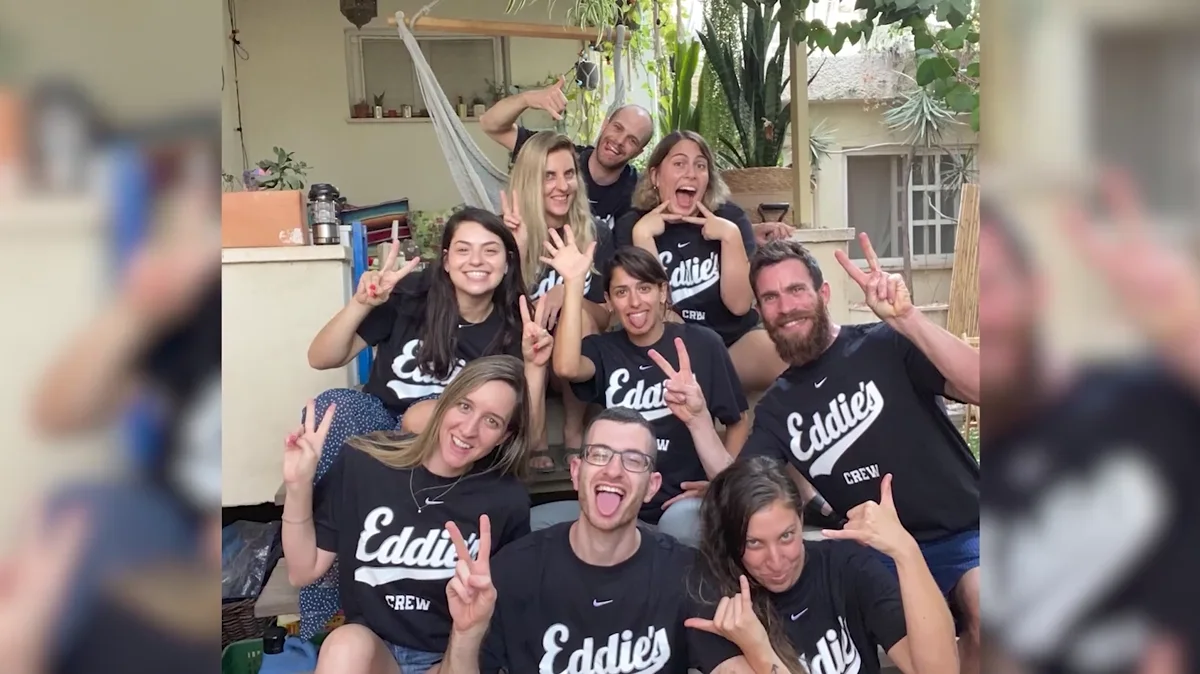 Eddie e a equipe